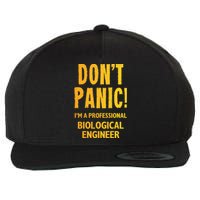 Retro Biological Engineer Wool Snapback Cap