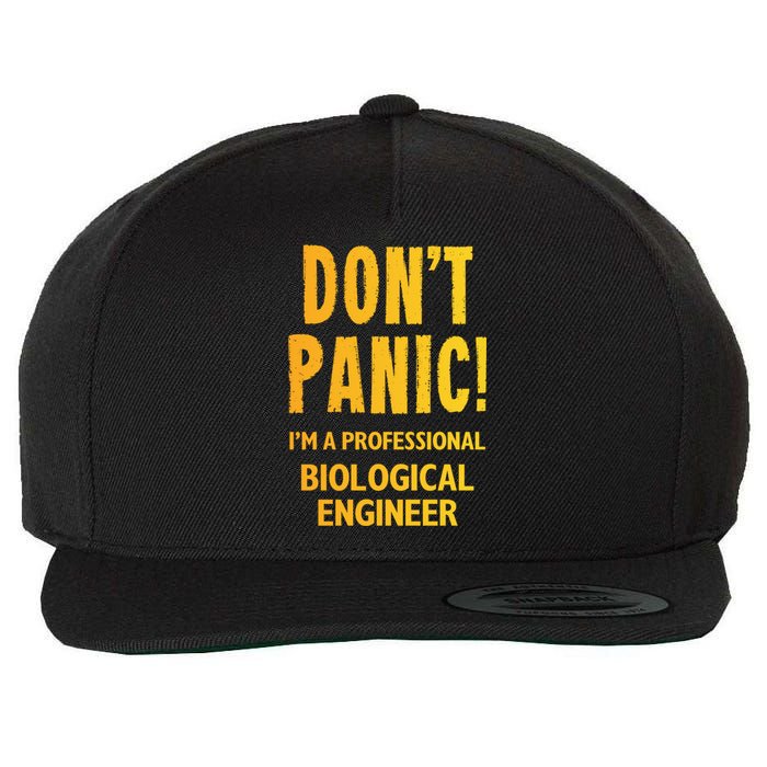 Retro Biological Engineer Wool Snapback Cap