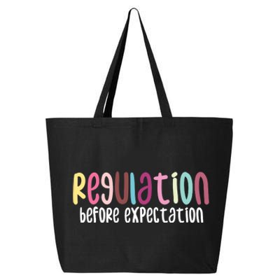 Regulation Before Expectation Autism Special Education 25L Jumbo Tote