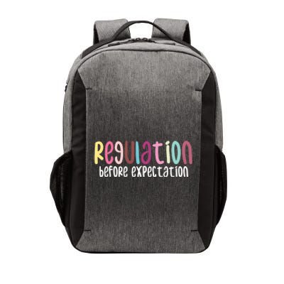 Regulation Before Expectation Autism Special Education Vector Backpack