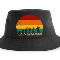 Retro Baseball Evolution For Baseball Lovers Sustainable Bucket Hat