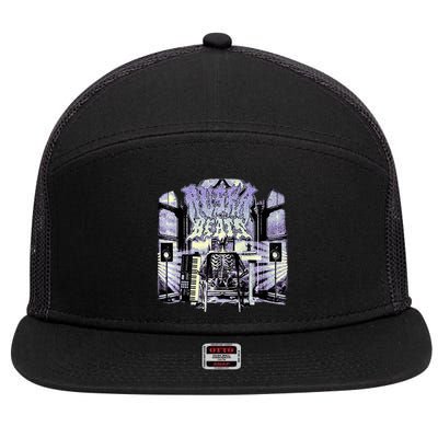 Ruska Beats Eternity 7 Panel Mesh Trucker Snapback Hat