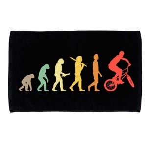 Retro Bmx Evolution Gift For Bmx Riders Microfiber Hand Towel