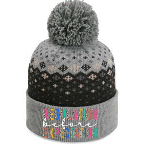 Regulation Before Expectation Autism Awareness Acceptance Gift The Baniff Cuffed Pom Beanie