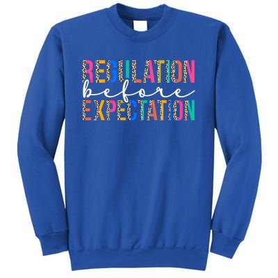 Regulation Before Expectation Autism Awareness Acceptance Gift Sweatshirt