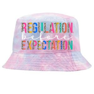 Regulation Before Expectation Autism Awareness Acceptance Gift Tie-Dyed Bucket Hat