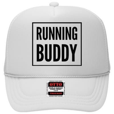 Running Buddy Exercise Partner Cardio Workout Runner Buddies High Crown Mesh Back Trucker Hat