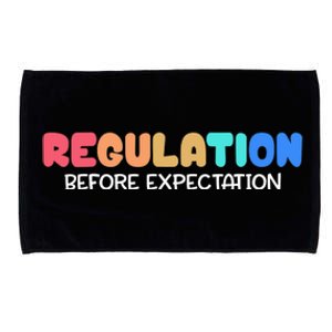 Regulation Before Expectation Autism Special Education Microfiber Hand Towel