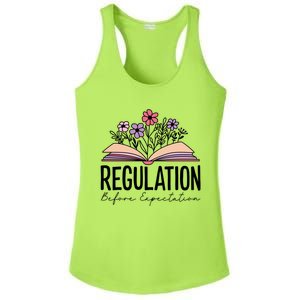 Regulation Before Expectation Special Education Sped School Gift Ladies PosiCharge Competitor Racerback Tank