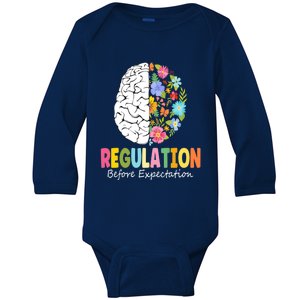 Regulation Before Expectation Cute Gift Baby Long Sleeve Bodysuit