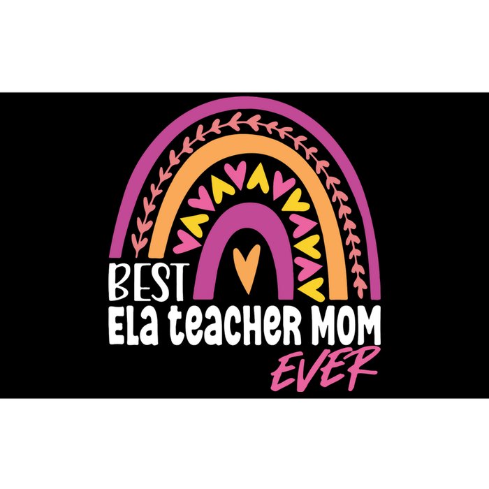 Rainbow Best ELA Teacher Mom Ever Mother's Day Gift Bumper Sticker