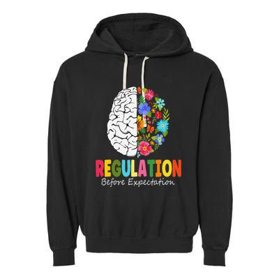 Regulation Before Expectation Garment-Dyed Fleece Hoodie