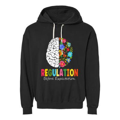 Regulation Before Expectation Garment-Dyed Fleece Hoodie