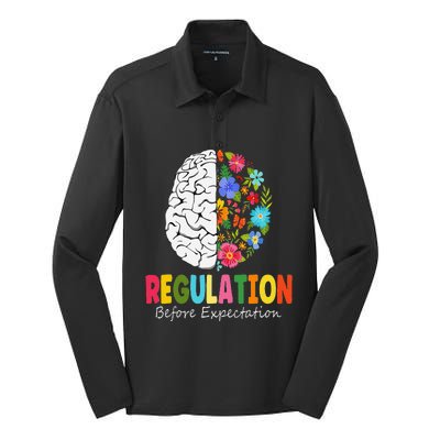 Regulation Before Expectation Silk Touch Performance Long Sleeve Polo