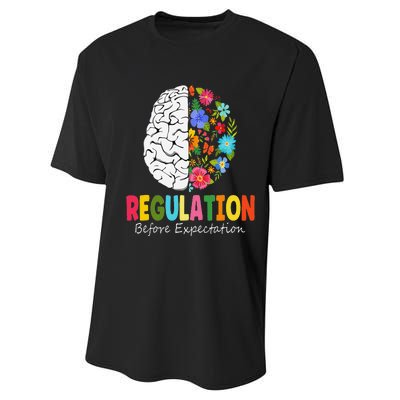 Regulation Before Expectation Performance Sprint T-Shirt