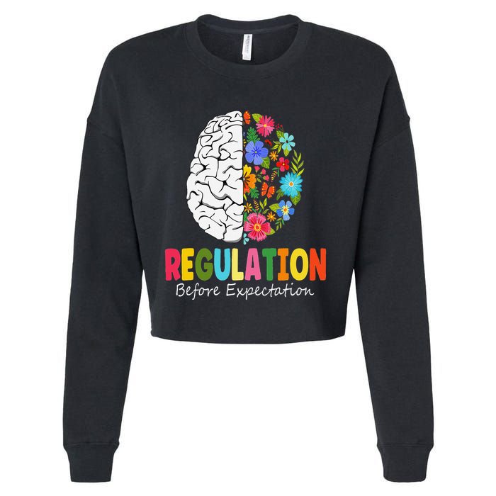 Regulation Before Expectation Cropped Pullover Crew