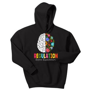 Regulation Before Expectation Kids Hoodie