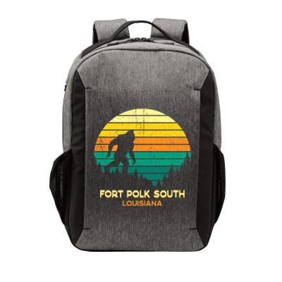 Retro Bayou Fort Polk South Louisiana Bigfoot Souvenir Vector Backpack