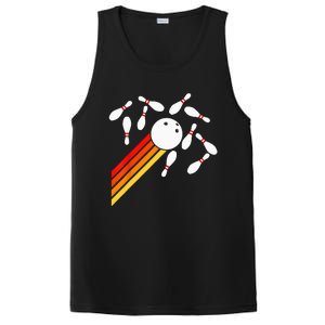 Retro Bowling Funny Bowling Party PosiCharge Competitor Tank