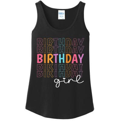 Retro Birthday for Party for Princess Birthday Ladies Essential Tank