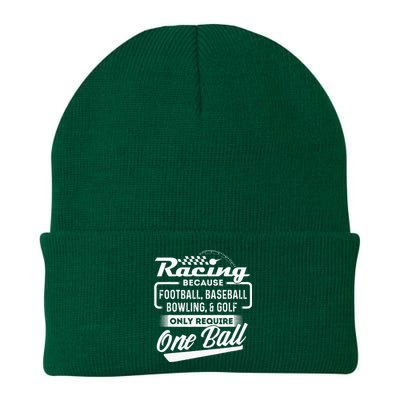 Racing Because Funny Drag Racer Race Car Drag Racing Knit Cap Winter Beanie