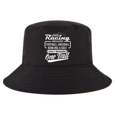 Racing Because Funny Drag Racer Race Car Drag Racing Cool Comfort Performance Bucket Hat