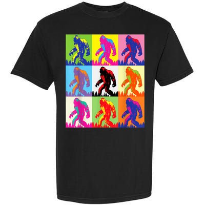 Retro Bigfoot , Funny Pop Art Bigfoot Garment-Dyed Heavyweight T-Shirt