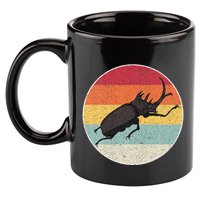 Rhinoceros Beetle Fighting Beetle Kabutomushi 11oz C Handle Ceramic Mug