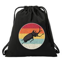 Rhinoceros Beetle Fighting Beetle Kabutomushi Drawstring Bag