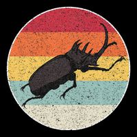 Rhinoceros Beetle Fighting Beetle Kabutomushi Flat Bill Trucker Hat