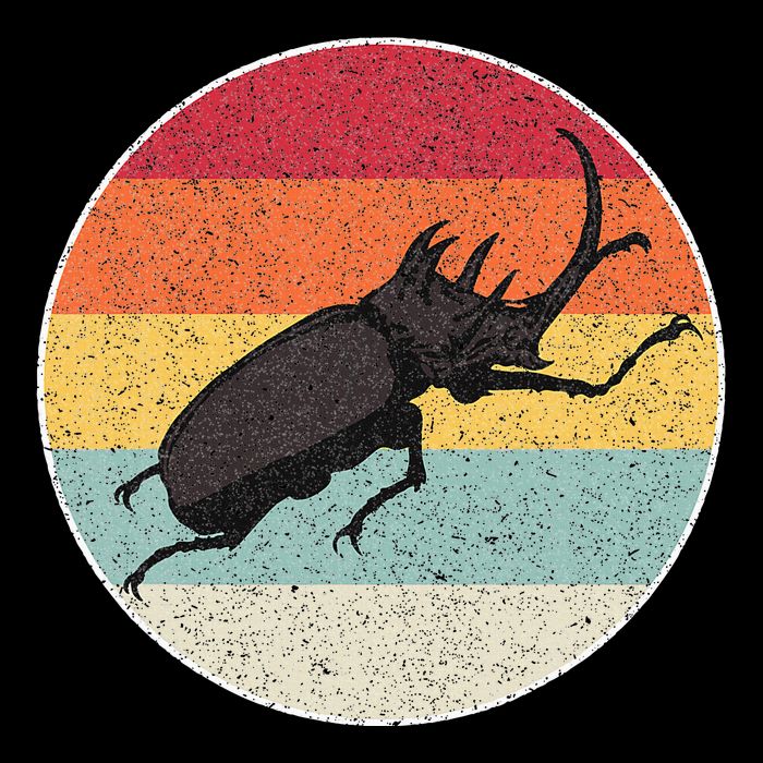 Rhinoceros Beetle Fighting Beetle Kabutomushi Flat Bill Trucker Hat