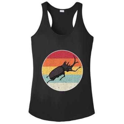 Rhinoceros Beetle Fighting Beetle Kabutomushi Ladies PosiCharge Competitor Racerback Tank