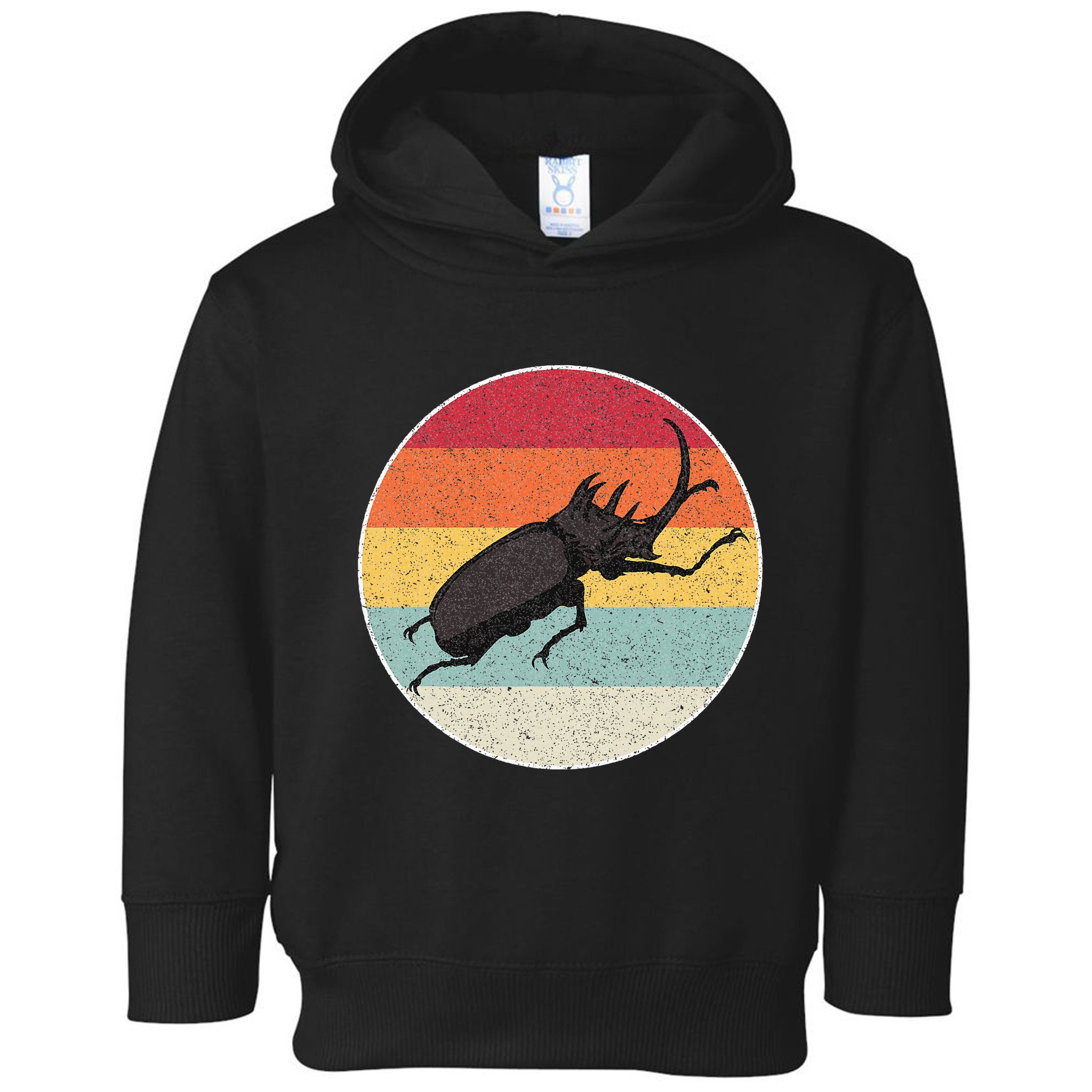 Rhinoceros Beetle Fighting Beetle Kabutomushi Toddler Hoodie