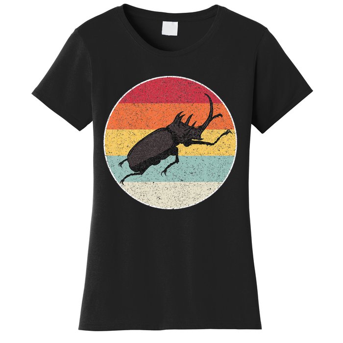 Rhinoceros Beetle Fighting Beetle Kabutomushi Women's T-Shirt