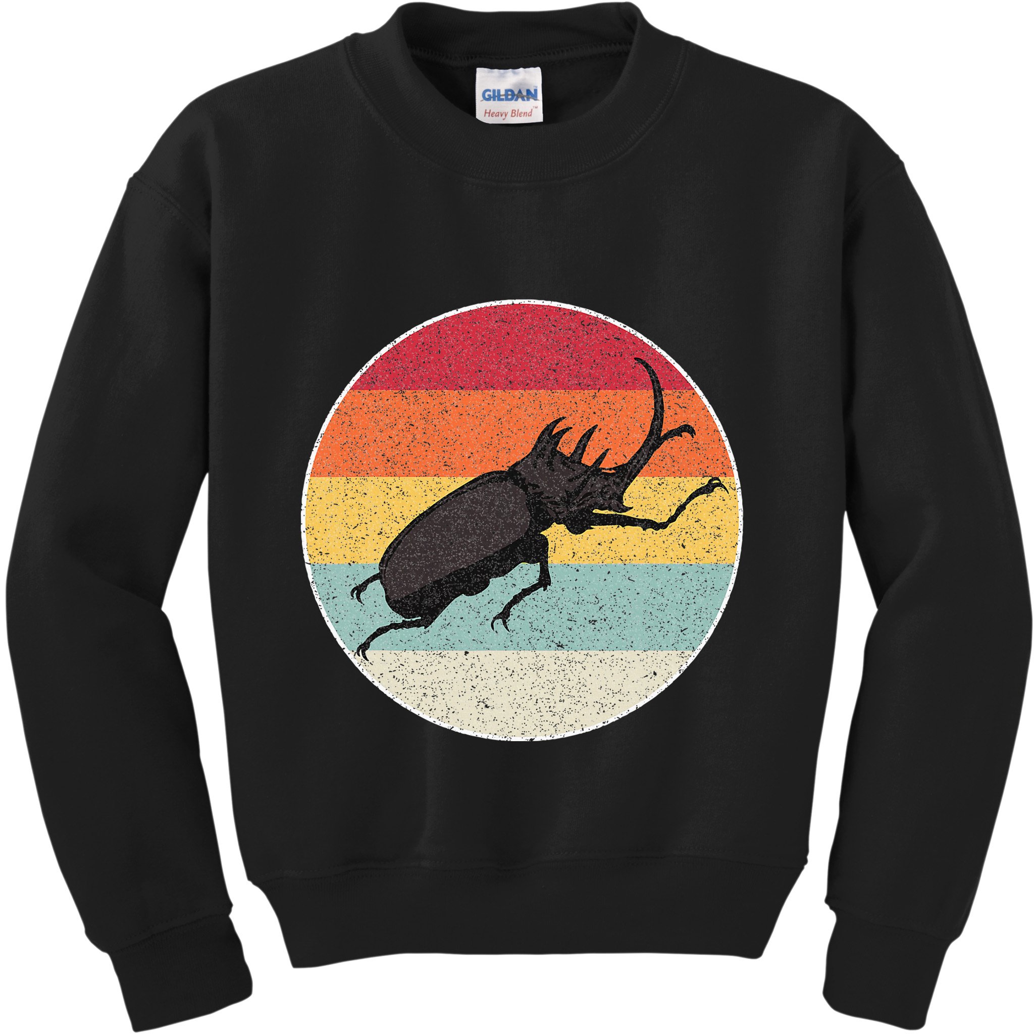 Rhinoceros Beetle Fighting Beetle Kabutomushi Kids Sweatshirt