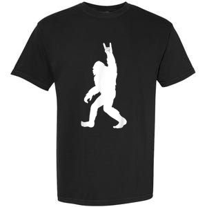 Retro Bigfoot , Funny Rock And Roll Bigfoot Garment-Dyed Heavyweight T-Shirt