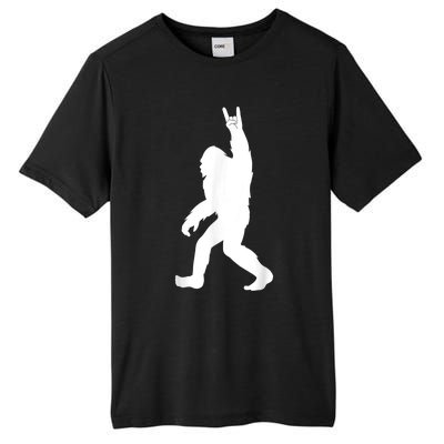 Retro Bigfoot , Funny Rock And Roll Bigfoot Tall Fusion ChromaSoft Performance T-Shirt