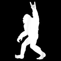 Retro Bigfoot , Funny Rock And Roll Bigfoot 16 in Basic Backpack