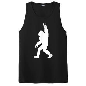 Retro Bigfoot , Funny Rock And Roll Bigfoot PosiCharge Competitor Tank