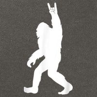 Retro Bigfoot , Funny Rock And Roll Bigfoot Cotton Canvas Backpack