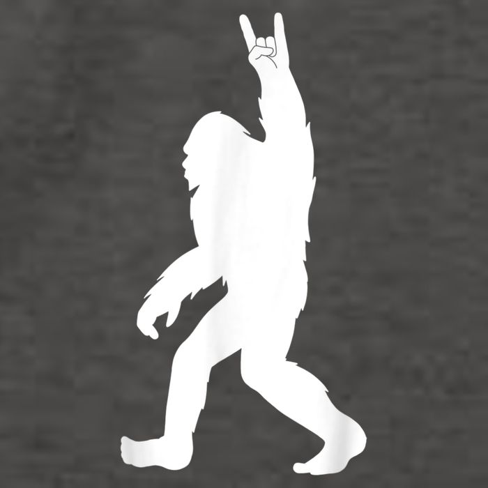 Retro Bigfoot , Funny Rock And Roll Bigfoot Vector Backpack