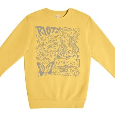 Rock Band Fan Gift Premium Crewneck Sweatshirt