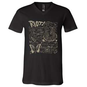 Rock Band Fan Gift V-Neck T-Shirt