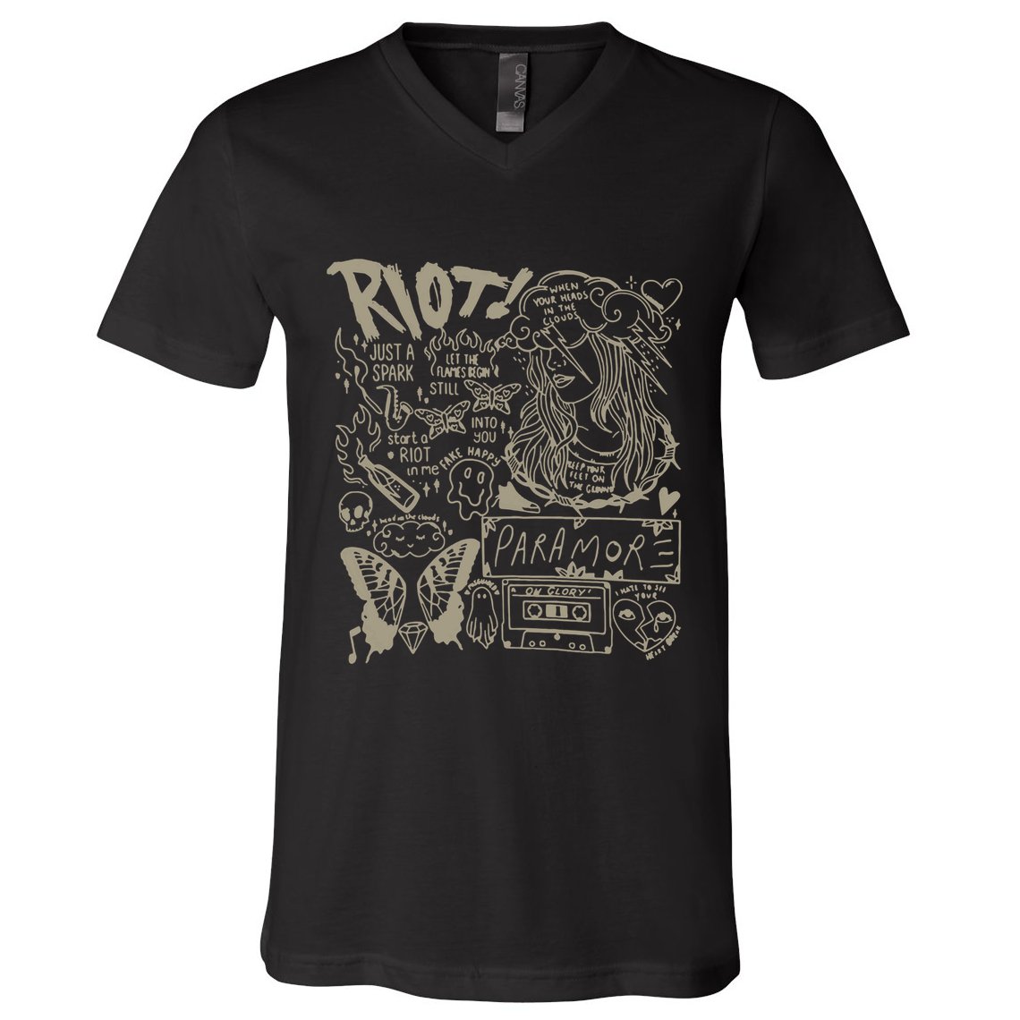 Rock Band Fan Gift V-Neck T-Shirt
