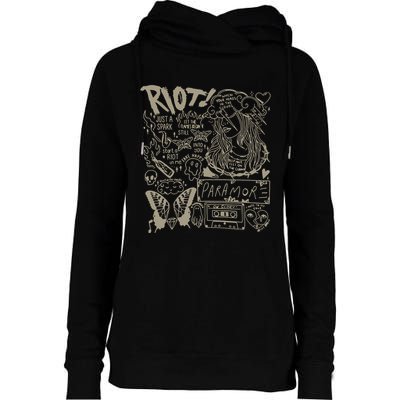 Rock Band Fan Gift Womens Funnel Neck Pullover Hood