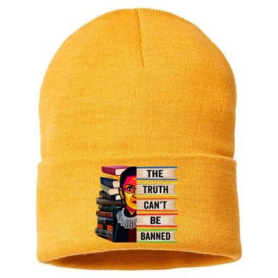 Rbg Book Feminist Read Banned Books Girl Bookworm Sustainable Knit Beanie