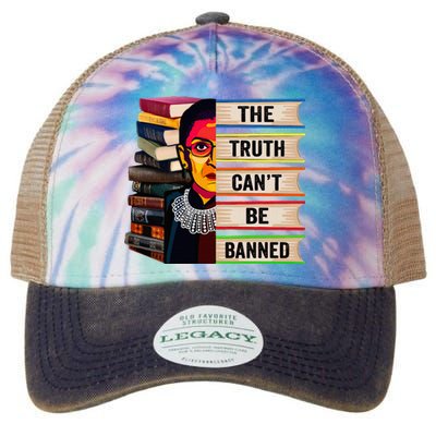 Rbg Book Feminist Read Banned Books Girl Bookworm Legacy Tie Dye Trucker Hat