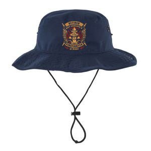 Retired But Forever Firefighter At Heart Retirement Legacy Cool Fit Booney Bucket Hat