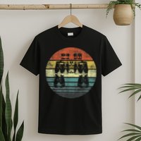 Retro Binoculars Funny Birdwatching Birding Birder T-Shirt