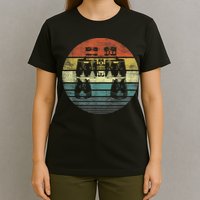 Retro Binoculars Funny Birdwatching Birding Birder T-Shirt